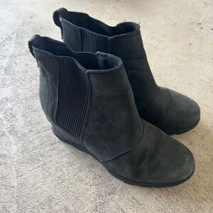 Sorel Women's Joan of Arc Wedge II Boots -- Black